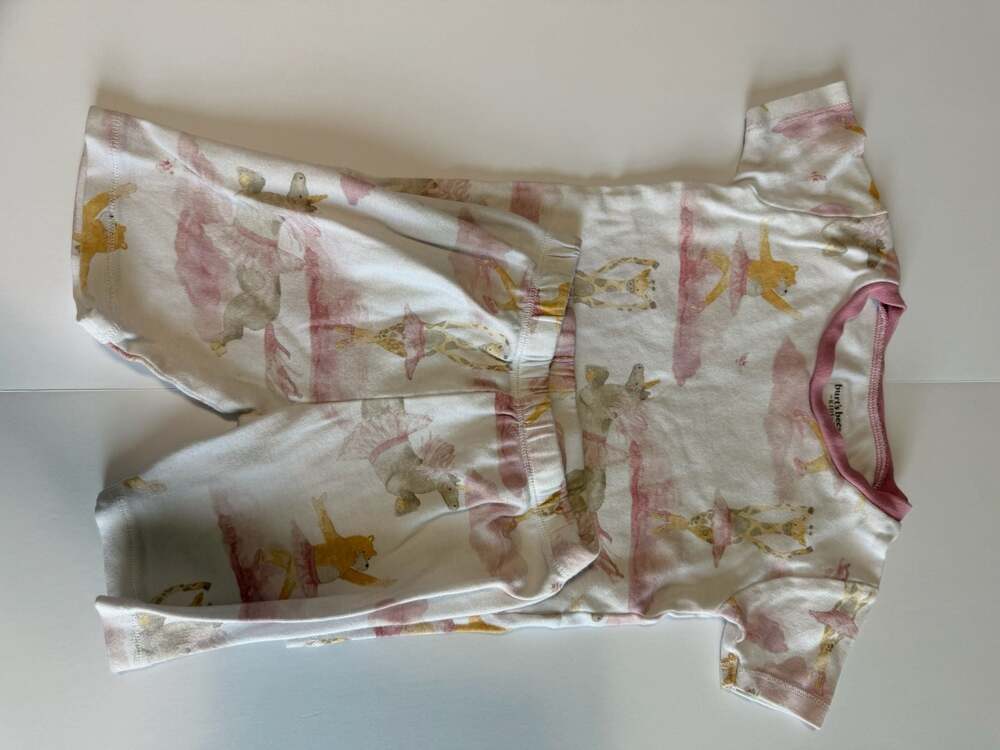 Burt's Bees Kids Organic Cotton Pajama Set - Ballerina Animals Print, Size 3T
